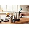 Electric Kettle Stainless Steel | Fast Boiling Hot Water Kettle | Cordless Design with 360° Swivel Base | Ergonomic Handle | Kitchen Appliance