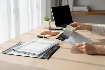 Poly Bags Courier Covers | Self-Sealing Shipping Bags | Strong, Tear-Resistant Packaging for Mail & E-Commerce | Durable Poly Mailer Envelopes